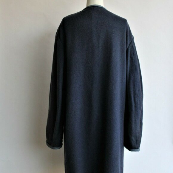 Vintage 1940s Movie Costume Coat, Navy Blue Wool, Hollywood Memorabilia - Picture 11 of 13
